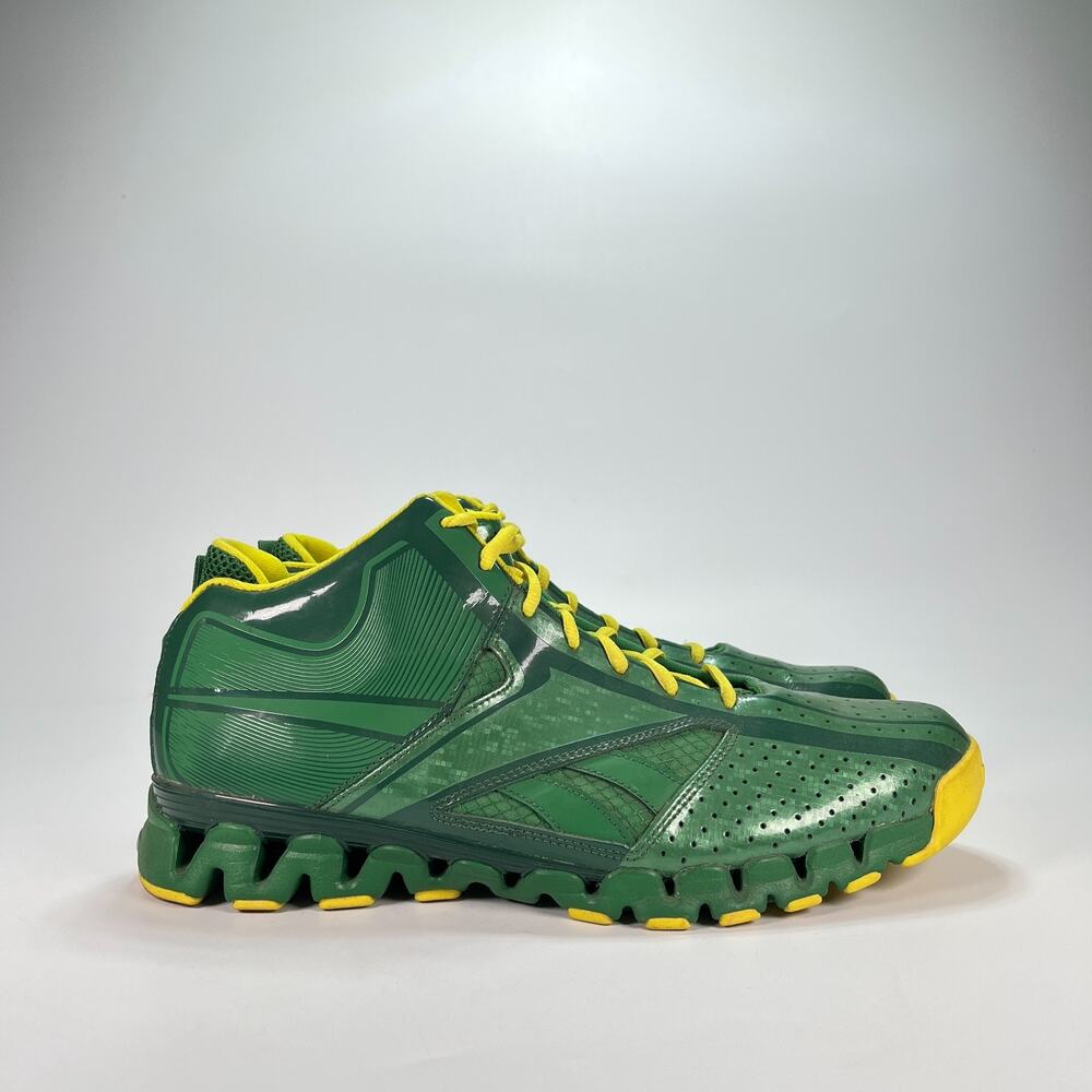 Reebok Zig Encore Green Sun John Wall Athletic Basketball Shoes Men’s Size 13